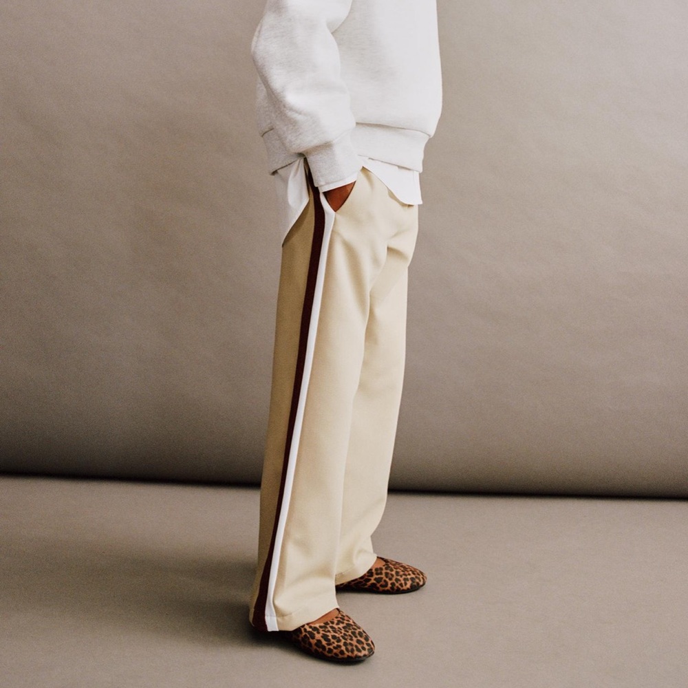 ZARA PANTS WITH SIDE STRIPE KIDS bloggers favorite